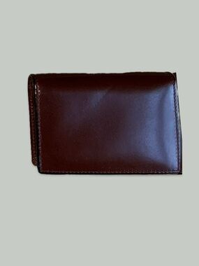 NEW Winn PM Churchill Leather Men's Card Wallet - Brown